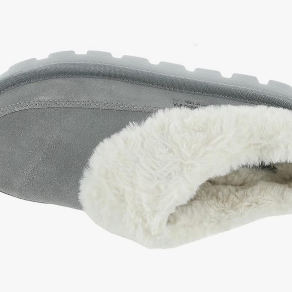 Koolaburra By Ugg Tizzey Women’s Slip-On Slippers- Wild Dove Grey and White - Picture 2 of 6